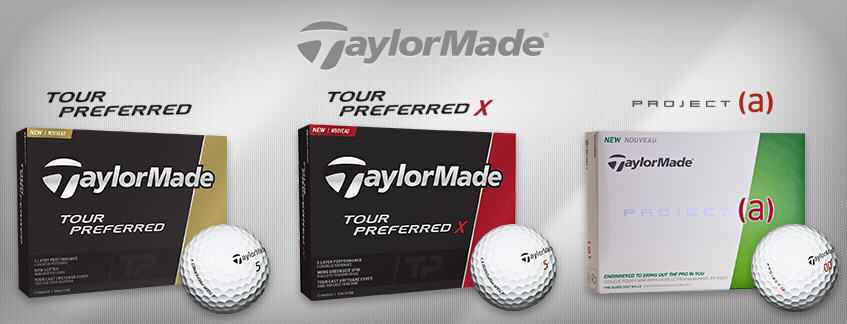 New TaylorMade Golf Balls for 2016: Tour Preferred, Tour Preferred X & Project (a)