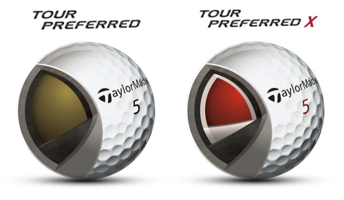 TaylorMade 2016 Tour Preferred & Tour Preferred X Golf Ball Construction