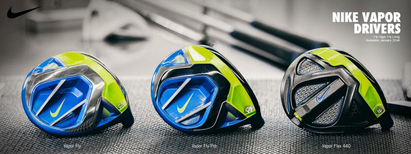 Nike Golf Vapor Fly Drivers, New for 2016
