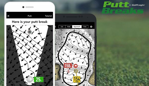 GolfLogix Putt Breaks Green Reading App