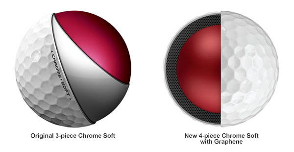 Original and New Callaway Chrome Soft, image: callawaygolf.com