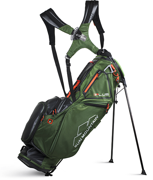 Sun Mountain 4Plus Stand Bag Featuring the Upgraded E-Z Lite Dual Strap System