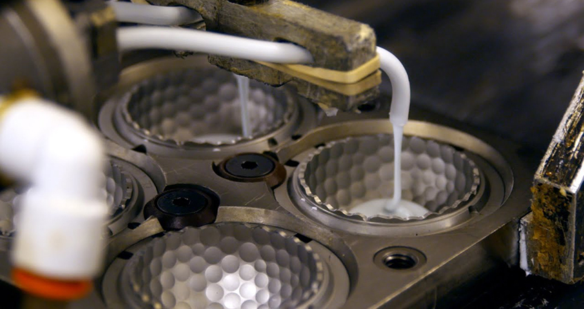 Titleist Golf Ball Manufacturing, image: youtube.com/titleist