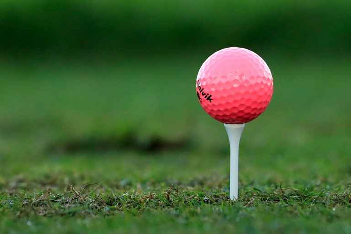 Pink Volvik Golf Ball, image: golfmagic.com