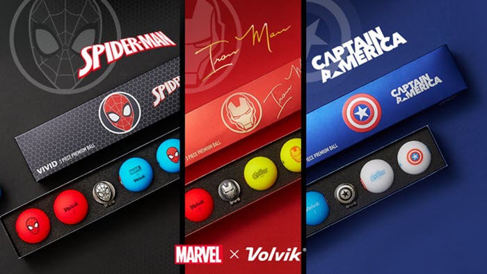 Volvik Vivid Marvel Golf Ball Sets, image: volvik.com