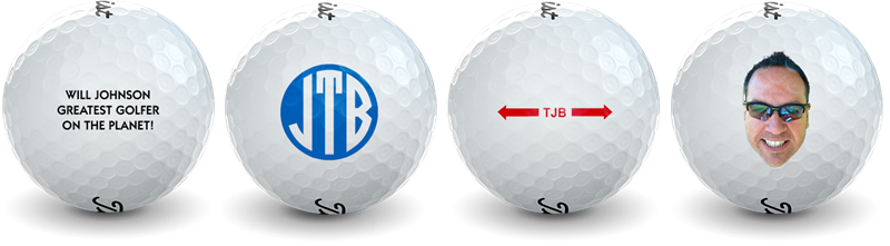 Examples of Customized Golf Balls from Golfballs.com